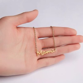 K&H Collar Y Dije Mamá Regalo 10 De Mayo Amiga Acero Inoxidable