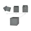 Mainstays Collapsible Fabric Cube Storage Bin10.5" x 10.5", Grey Flannel,