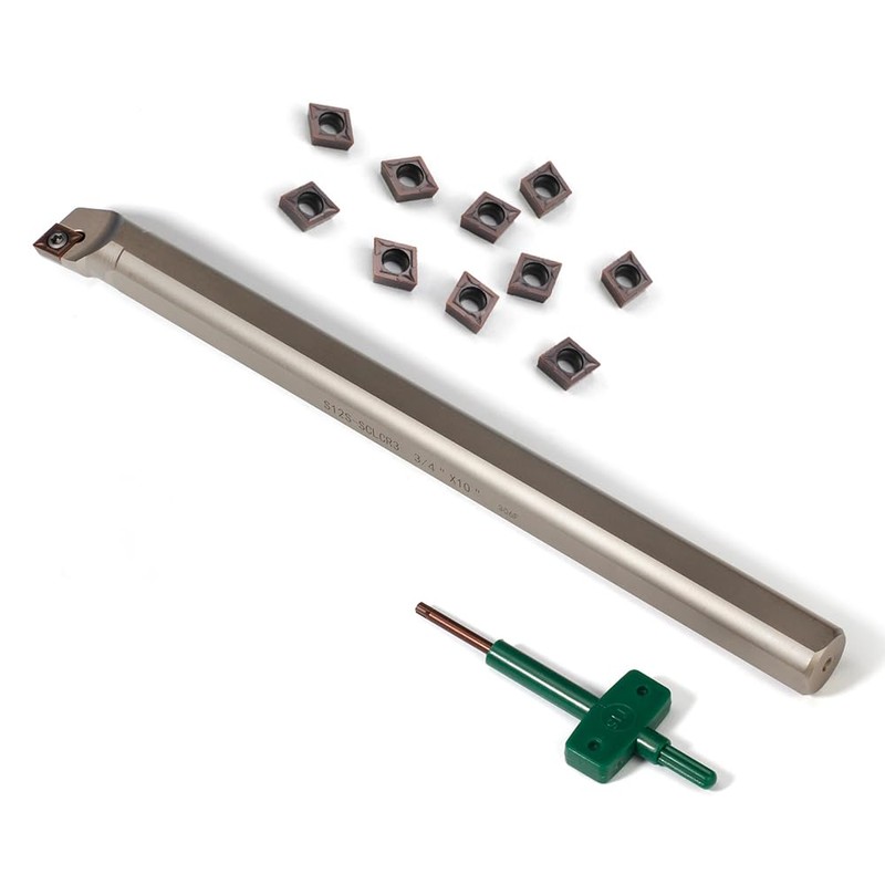 YUFUTOL 3/4" x 10" Indexable Boring Bar, Right-Hand Sclcr S12S-SCLCR