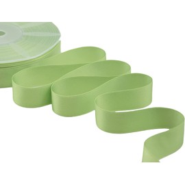 Furlanis - Nastro Doppio Raso, Tessuto Italiano - Verde Mela, 25 mm x 25 m