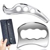 GYX COELE 2 in 1 muscle scraper Stainless Steel Gua
