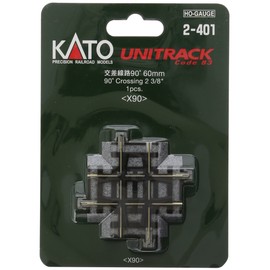 Kato USA, Inc. HO 60mm 2-3/8" 90-Degree Crossing, KAT2401
