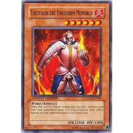 Yu-Gi-Oh! - Thestalos The Firestorm Monarch (GLD2-EN008) - Gold Series 2 - Limited Edition - Common