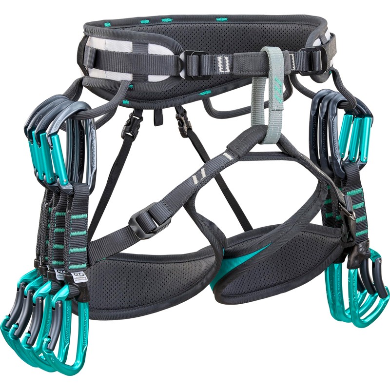 Climbing Technology Ascent Climbing Harness Blue Marine Silver M/L