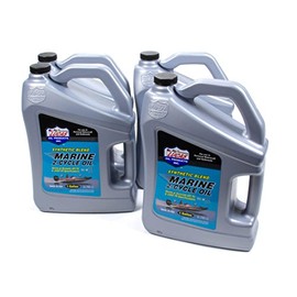 Lucas Oil Products 10861-4 Synthetic Blend 2 Cycle Marine Oil, 4 gallon, 1 Pack