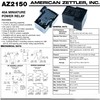 American Zettler AZ2150-1A-24DEF 40A SPST 24 VDC PCB Mount Sealed