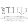 T-Lock security hangers locking hardware set for (25) wood or