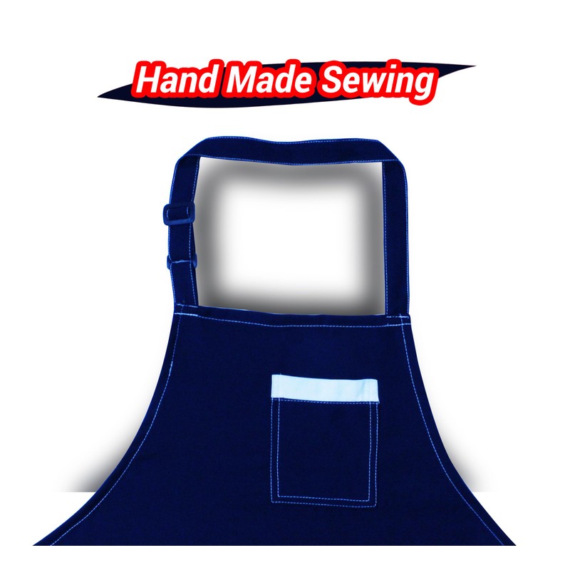 Cotton Aprons For Women Adjustable Bib Three(3) Large pockets- Apron