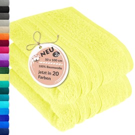 Lashuma Hand Towel Set 50 x 100 cm Green - Aniseed Soft Cotton, London Luxurious Terry Towel Set for Holidays, Beach and Wellness