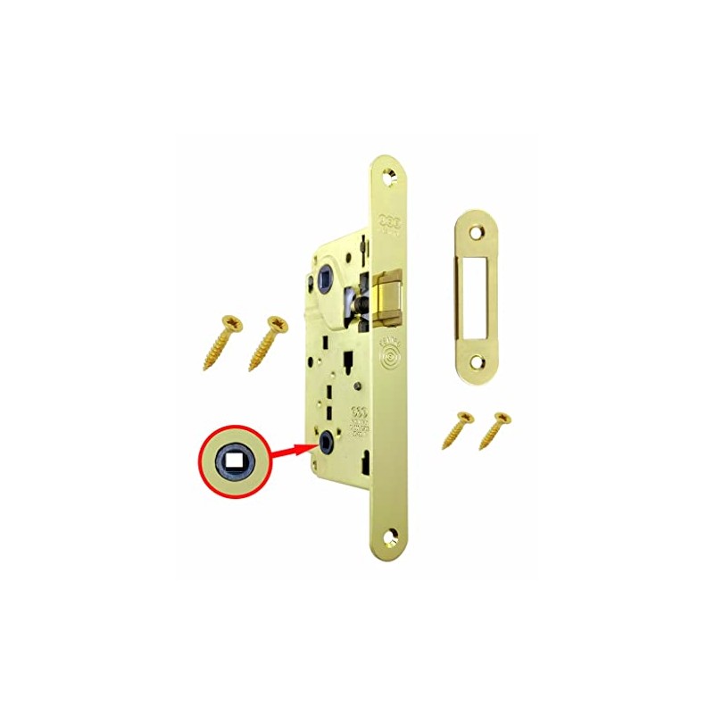 AGB Internal Door Lock Recessed Bathroom Accessory for Bathroom WC