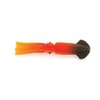 P-Line Rock Cod Squid Rig (2 Hook), Orange/Yellow/Black, 3-1/2"