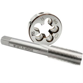 MSMint Tap Dice M16 x 1.5mm Threaded Tap Die Threaded Thread Screw Hole Bolt Male Female Repair