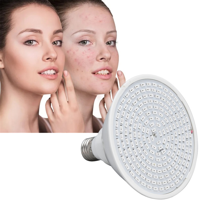 200LEDs Beauty Lamp E27 Facial Physiotherapy Light 110‑240V for Beauty
