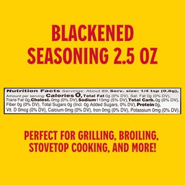 Louisiana Fish Fry Products Louisiana Fish Fry Products Cajun Blackened Seasoning 2.5 oz