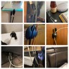 OHill Desk Cable Management Cord Organizer, 16 Pack White Self