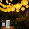 StarryEver Lantern String Lights Outdoor Plug in, 40Ft Connectable Warm