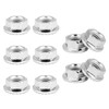10 PCS M10 x 1.25 Hosoyama Hex Hex Nut Flange