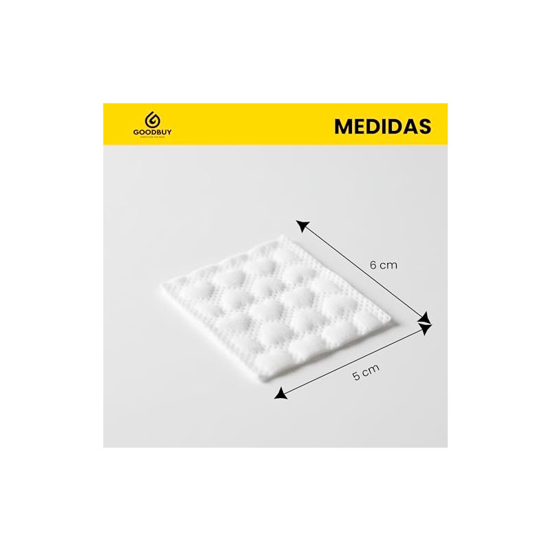 Almohadillas de Algodón Premium, 200 Piezas, 100% Algodón, Hipoalergénicas, Hechas