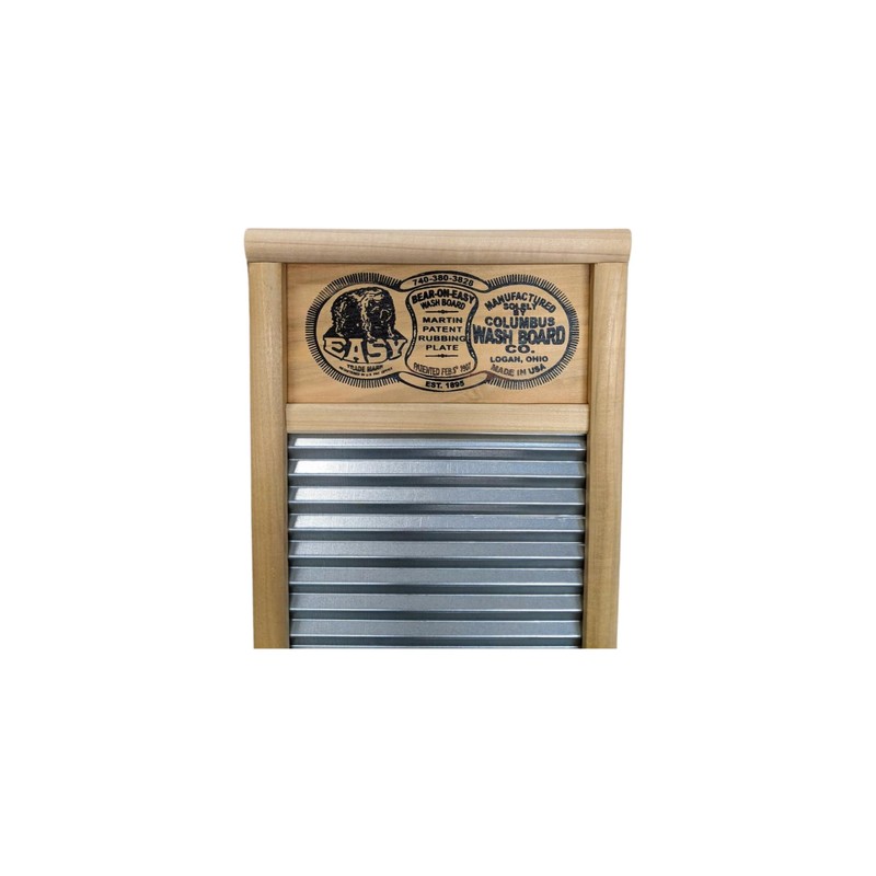 Bear On Easy Galvanized Washboard (Pail Size 8½” x 18")