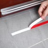 PRERUICHI 32" Chrome Framed Shower Door Replacement Drip Rail with
