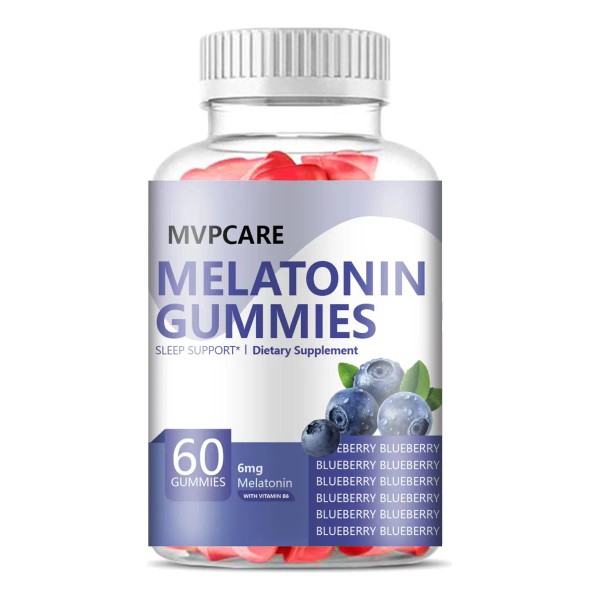Melatonina Descanso & Relajación 60 Gomitas Sabor Arándano Melatonina Gomitas