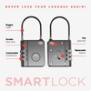 KeySmart SmartLock Tracking Luggage Locks TSA Approved - Compatible with