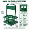 4 Bottle Beer Carrier with Handle – Foldable Reusable Drink