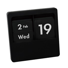 Carl Office Instrument PC-100-K Daily Perpetual Calendar, Tabletop, Magnet, Wall Mounted, Black