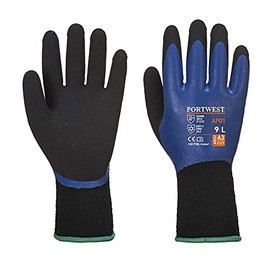 Portwest AP01 Thermo Grip Pro Glove Blue/Black, X-Large