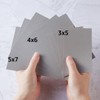50 Sheets Shiny Blank Cardstock Paper 250 GSM Shiny Blank
