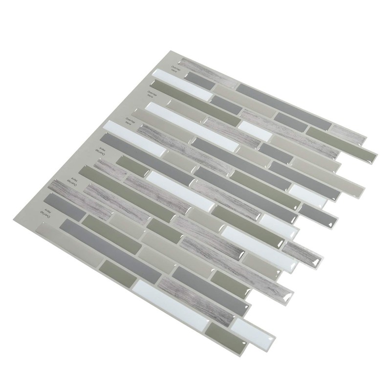 Art3d Peel and Stick Wall Tile for Kitchen/Bathroom Backsplash, 12"x12"