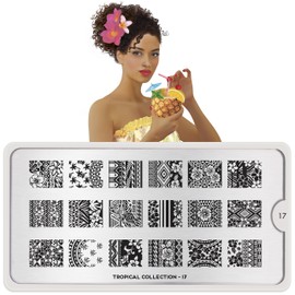 MoYou-London Stencil Tropical Collection 17