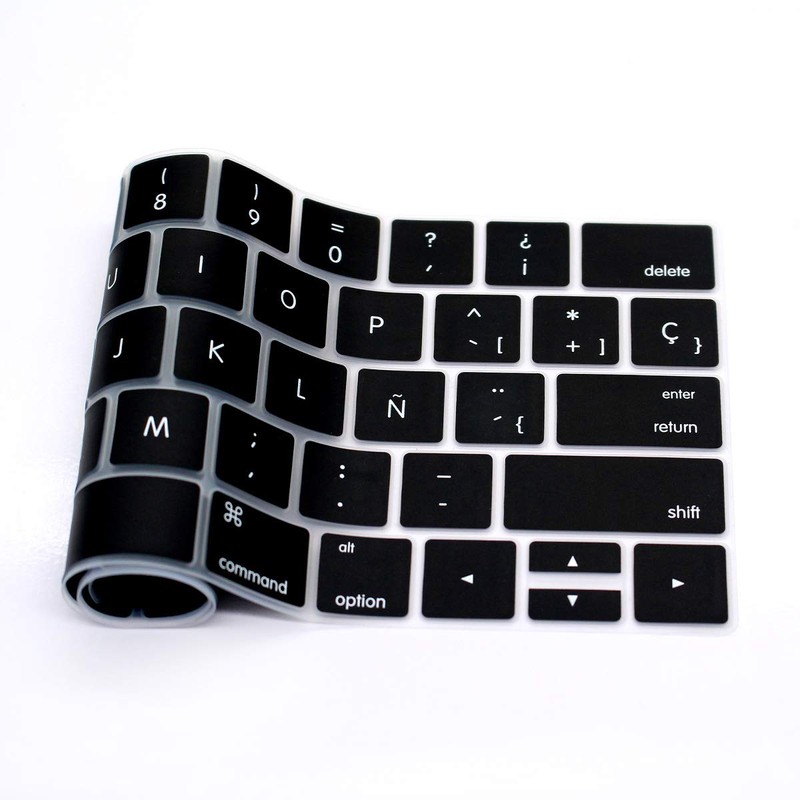 Silicone Keyboard Cover Protector Compatible with MacBook Pro 13 &15