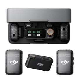 GoPro DJI Microphone 2 2TX + 1RX + Charging Case Transmitter/Receiver Set Rental, Nationwide Delivery Available, Savicam Rental / DJI 마이크2 2TX+1RX+충전케이스 송수신기 세트 대여 전국택배수령가능 사비캠렌탈