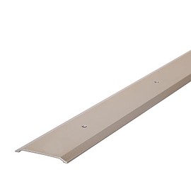M-D Building Products 49010 1-3/4 in. x 1/8 in. x 36 in. Satin Nickel Aluminum Flat Profile Threshold for Interior Doorways