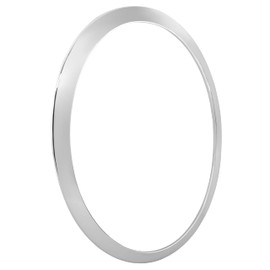 HECASA Front Left Headlight Bezel Compatible with 2014-2024 Mini Cooper S F55 F56 F57 Models Replacement for MC2506105 51137300631 Headlamp Door Trim Cover Plastic(ABS) Silvery - Driver Side