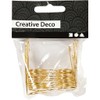 Creativ 100263 Novelty Glasses, W: 50 mm, gold, 10pcs