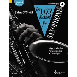 The Jazz Method for Saxophone - Tenor Saxophone Sheet Music with Audio Download - Schott Music (ED 12420D): Includes Downloadable Audio