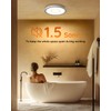 Fitop Bathroom Exhaust Fan with Light, 130 CFM 47W Ceiling