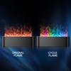 Diffuser Humidifier, 7-Colors Flame Fire Aroma Essential Oils Aromatherapy Diffusers