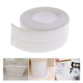 Caulk Tape Sealant Strip for Bath & Kitchen，PVC Self Adhesive Tub and Wall Sealing Tape Caulk Sealer,Caulk Strip,sealant Tape,Shower Tile Sealer Adhesive sealant,1.5" x 10.5Ft