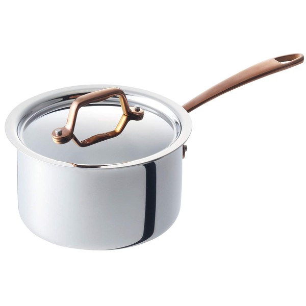 Vitacraft 3951 Induction Compatible Single Handle Pot, 4.7 inches (12 cm), Rose Gold