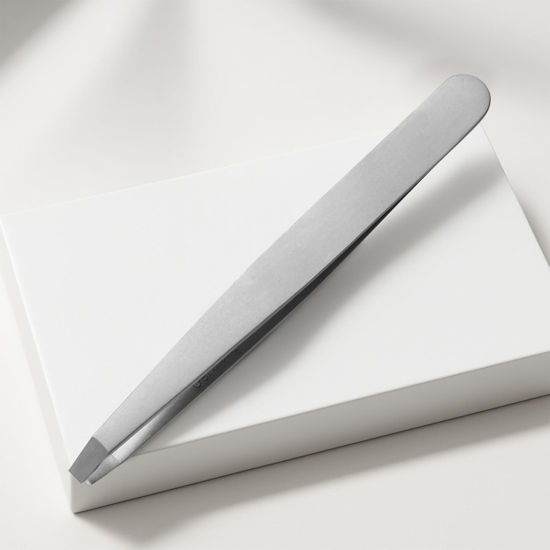 Tweezers 9.5 cm, straight, rust-proof