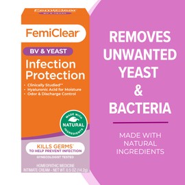 FemiClear Infection Protection Against BV & Yeast - Natural Feminine Care Cream