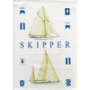 Half a Donkey Skipper large cotton tea towel