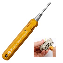 JRready DRK-HD10A Contact Removal Tool For Removing Harting HAN D/Han DD Series From 10A 16A Cold-Crimping Pins TE/WAIN Series 10A Terminals For Heavy Connector De-Pin Tool From Terminals