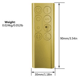 Xxtylo Genuine Remote Control 386508-18/01 for Dyson TP04 TP06 TP09 Purifier Machine, Compatible 969154-06, 969154-05, 969154-16, 969154-13, 969154-22, Gold