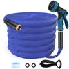 Flexible Garden Hose 75ft, Lightweight Water Hose with 10 Function