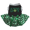 petitebelle Puppy Clothes Dog Dress ST Patrick 's Day Black