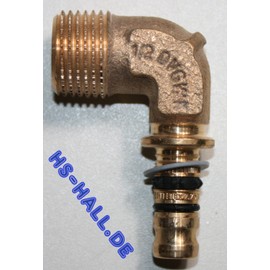 Geberit Mepla Transition Square with Male Thread 16 mm - 1/2 Inch